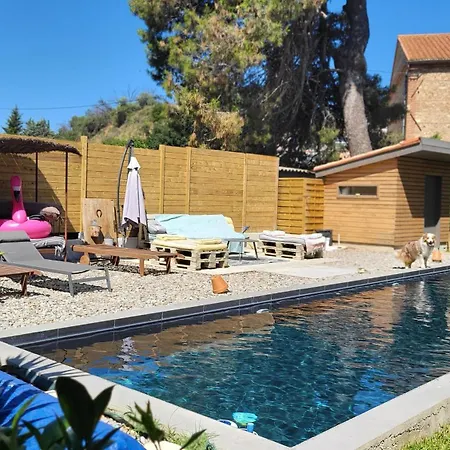 Bambou Serenite Eco Logis -piscine-terrasse Apartman *